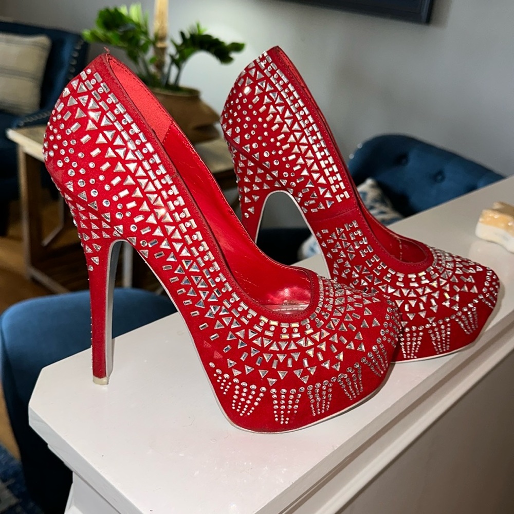Alba platform heels worn a few times